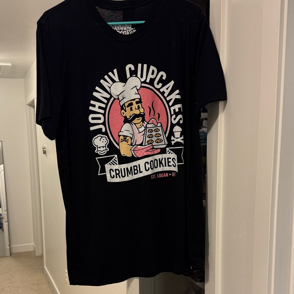 Johnny Cupcakes x Crumbl Black T-Shirt